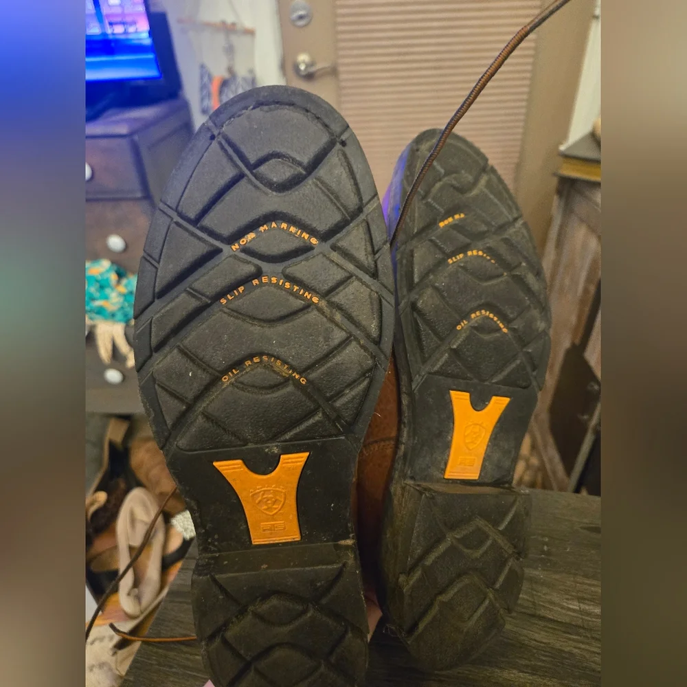 Ariat Men's Cascade Steel Toe Work Boots Size 11ee